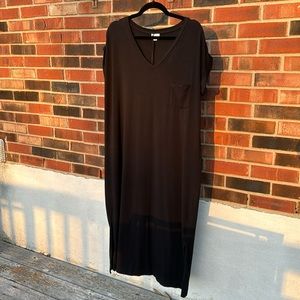 Cuyana XL V-neck MIDI Dress